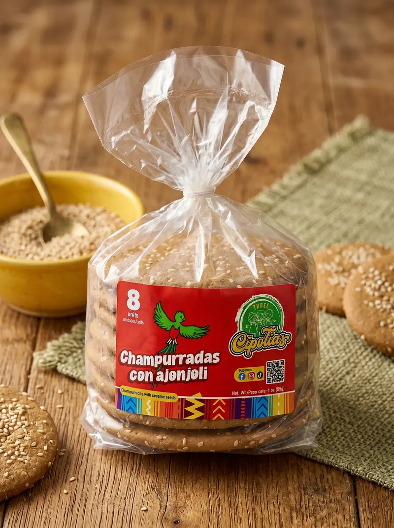 Champurradas with Sesame