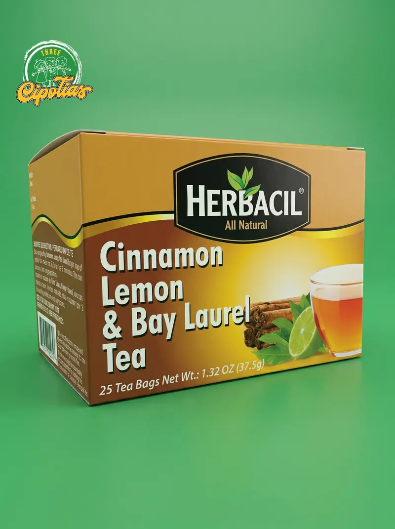 Herbacil Cinnamon, Lemon & Bay Laurel Tea 25ct