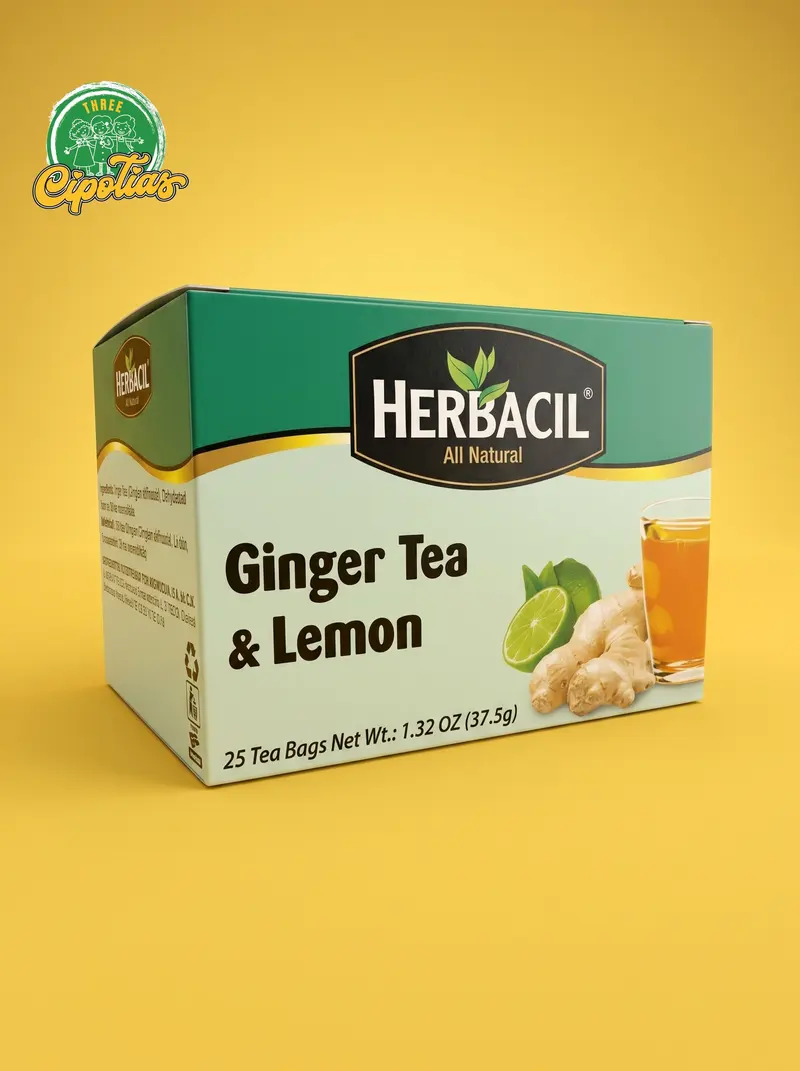 Herbacil Ginger Lemon Tea 25ct