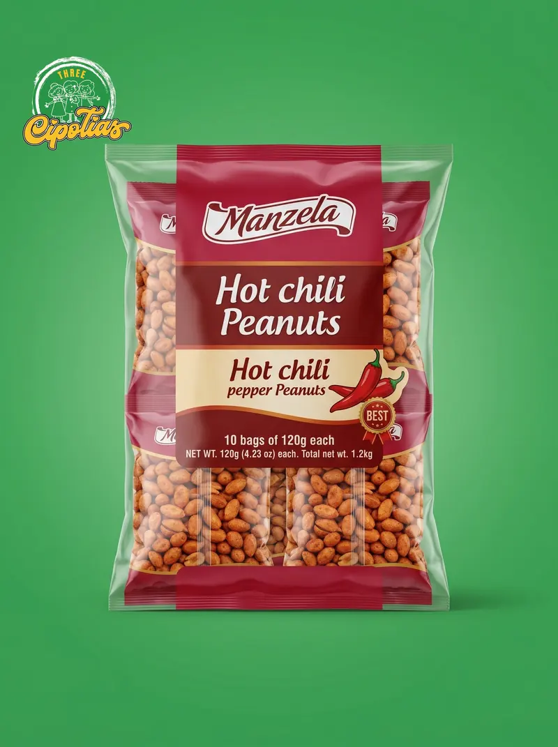 Manzela Enchilado Hot Chili Peanuts