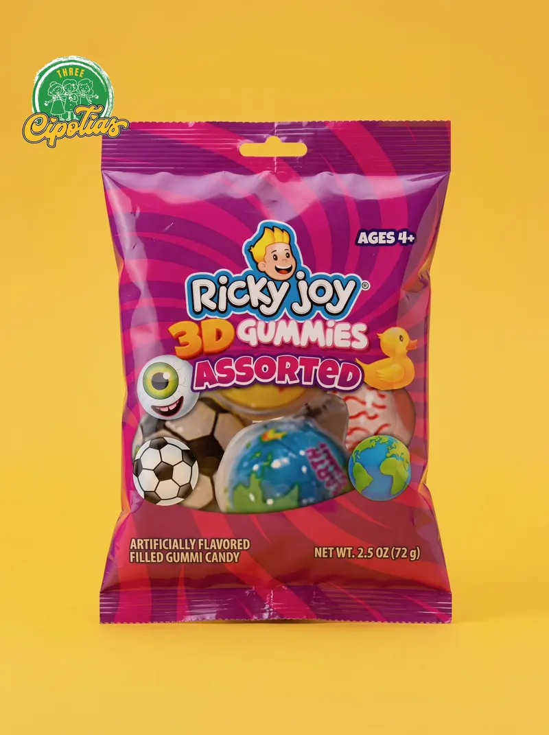 Ricky Joy 3D Gummies Assorted
