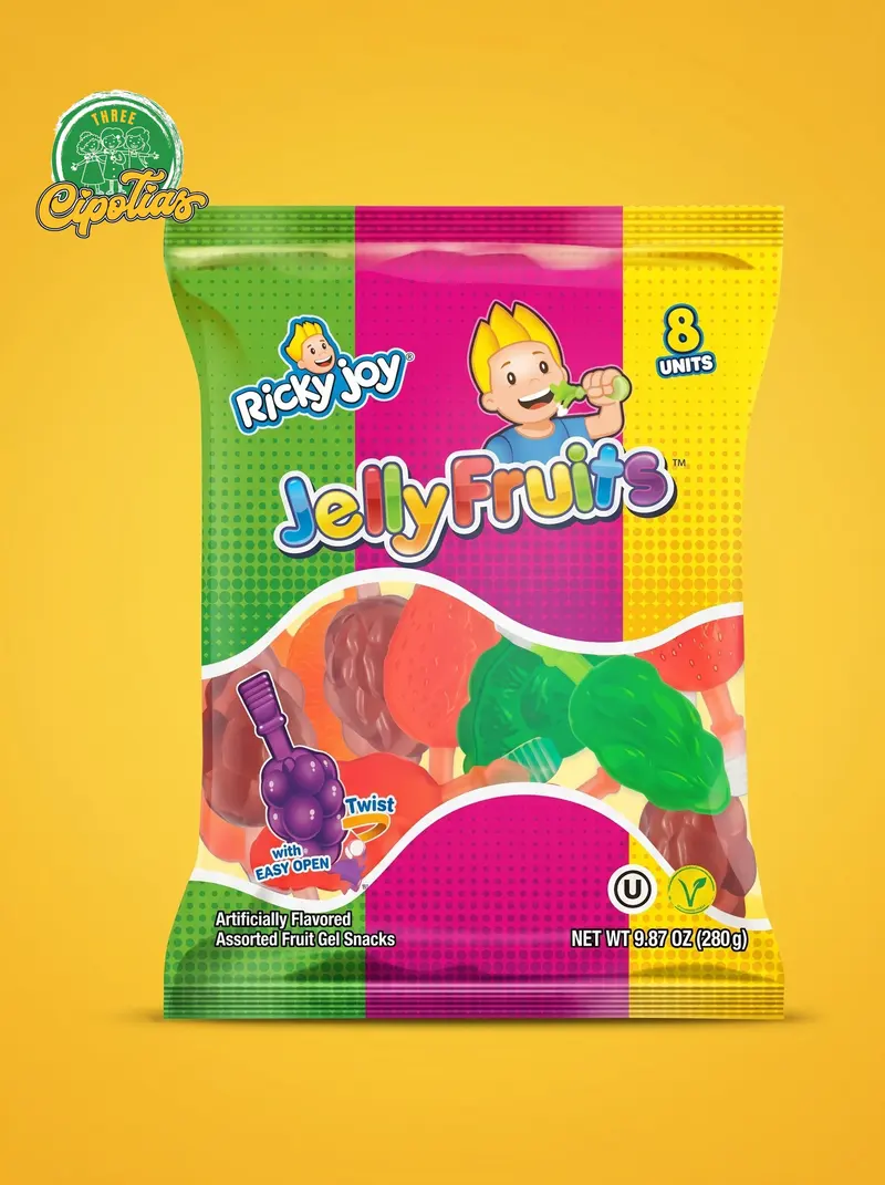 Ricky Joy Jelly Fruits 8 Pieces