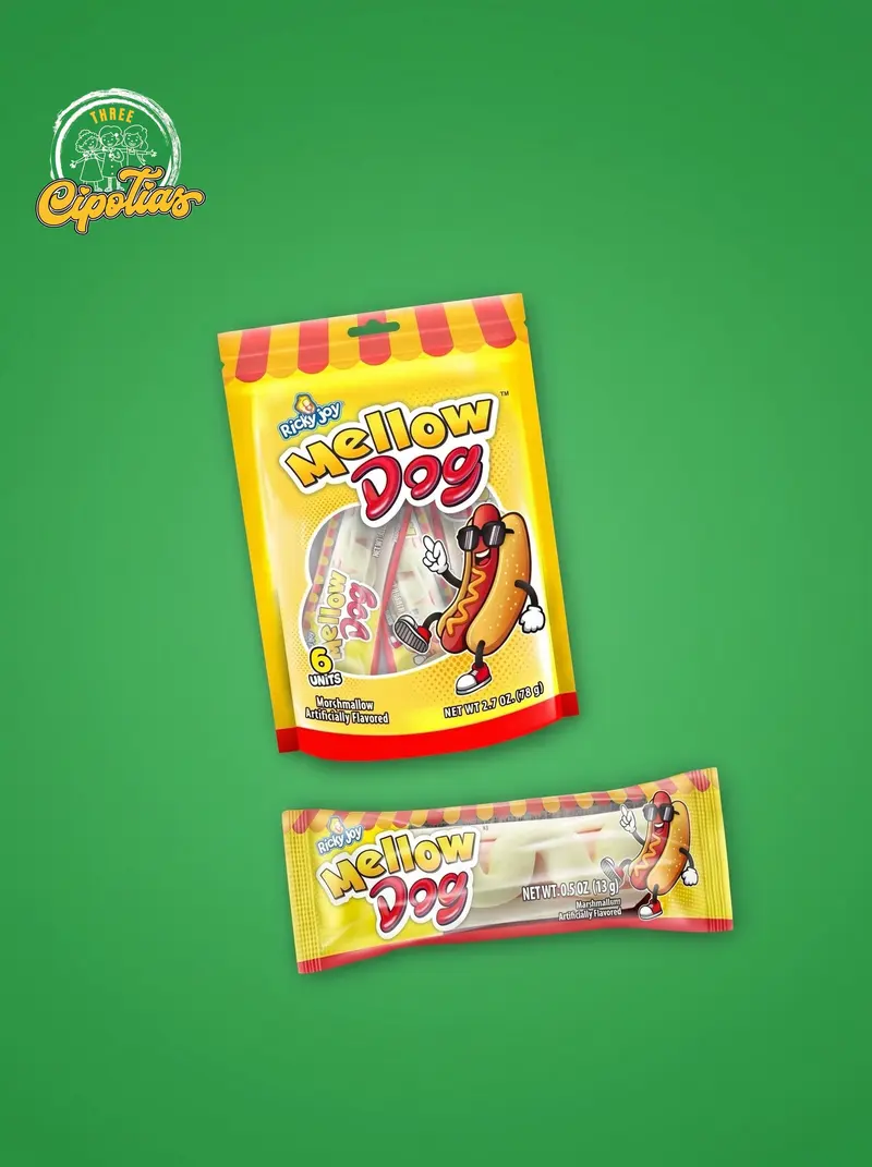 Ricky Joy Mellow Dog Marshmallow 6 Pieces