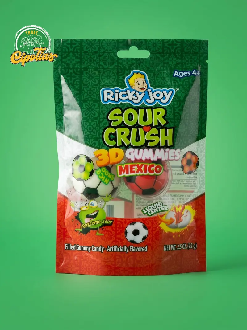 Ricky Joy Sour Crush 3D Gummies Mexico