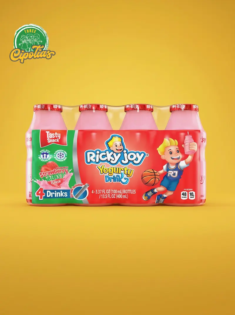 Ricky Joy Yogurty Drink Strawberry Blast