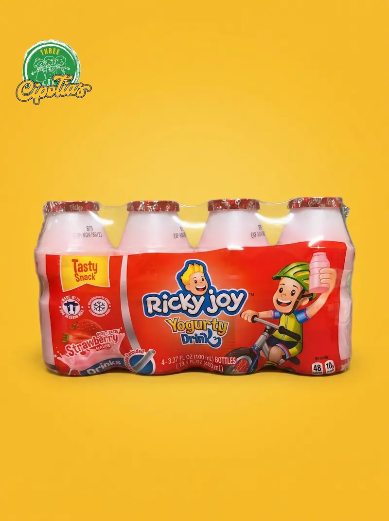Ricky Joy Yogurty Drink Strawberry 4-pack