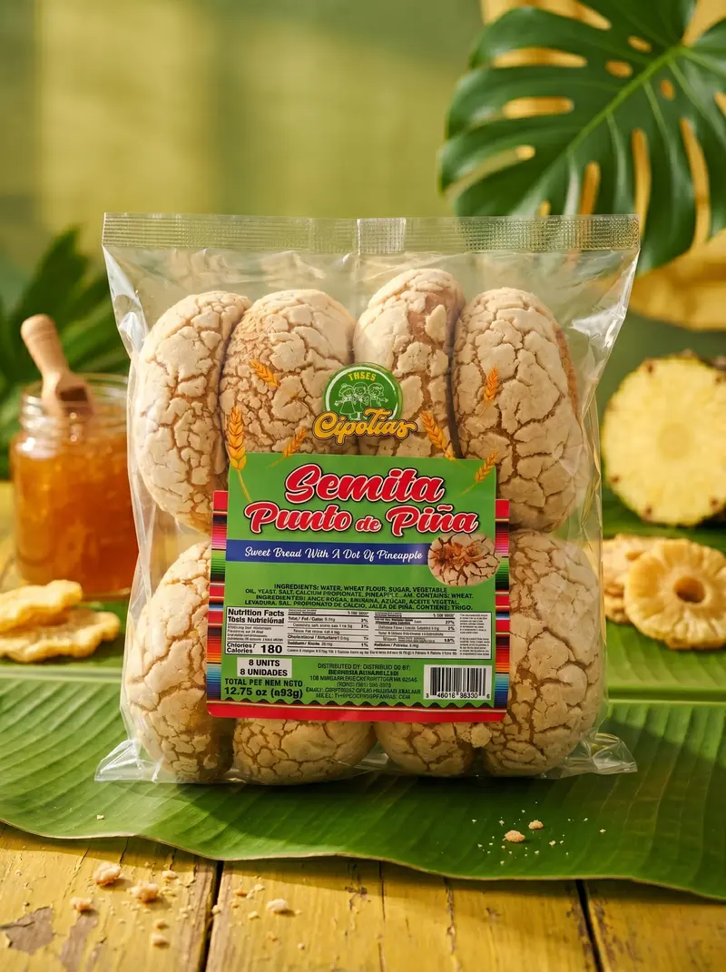 Sweet Bread With A Dot Of Pineapple