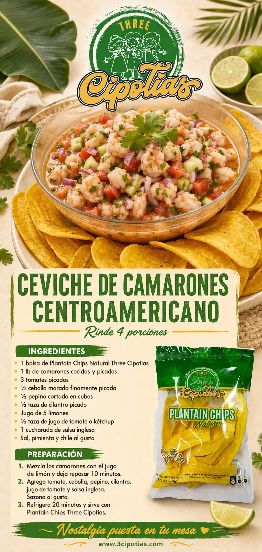 Central American Shrimp Ceviche