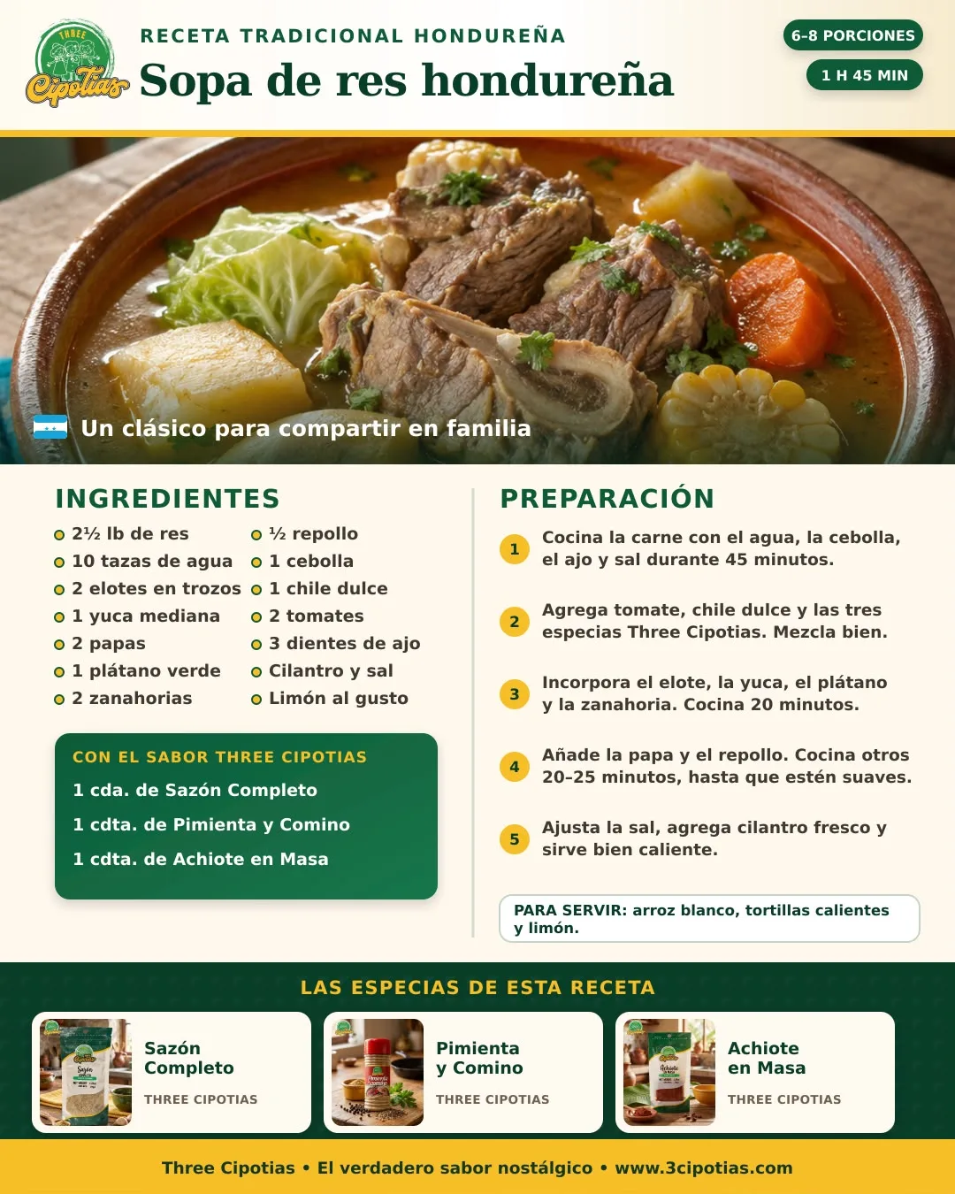 Sopa de Res Hondureña
